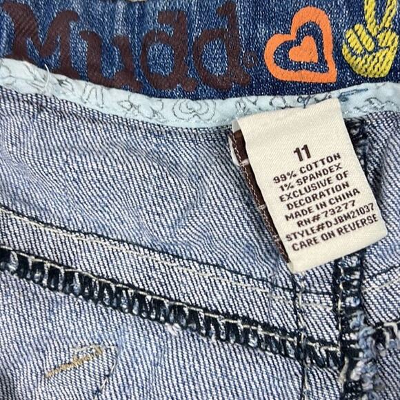 Mudd Y2K Distressed Bermuda Denim Shorts - Picture 4 of 4